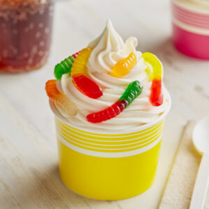 Albanese Mini Gummi Worms Topping 5 lb. - 4/Case