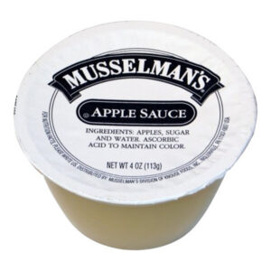 Musselman's Sweetened Applesauce 4 oz. Cups - 72/Case