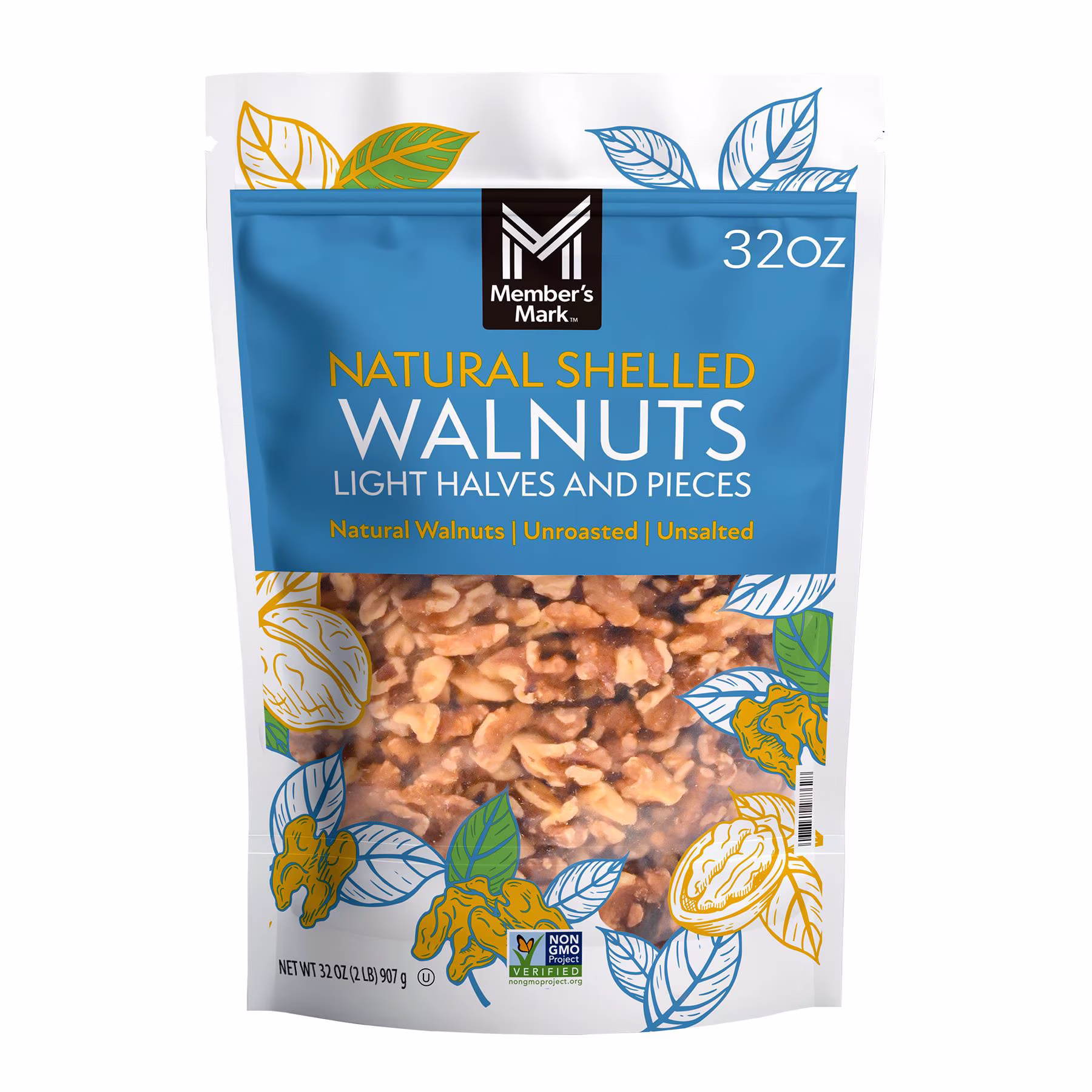Member's Mark Natural Shelled Walnuts, 32 oz.
