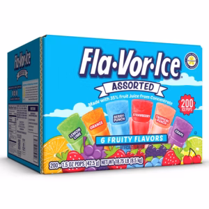 Fla-Vor-Ice Giant Pops, 1.5 oz., 200 pk.