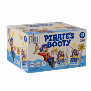 Pirate's Booty Aged White Cheddar 0.5 oz., 40 pk.