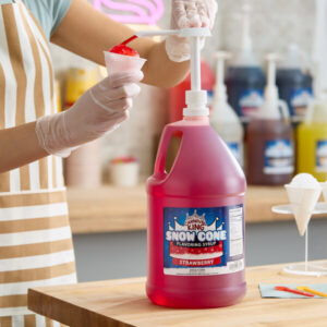 Carnival King Strawberry Snow Cone Syrup 1 Gallon