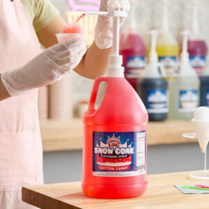 Carnival King 1 Gallon Cotton Candy Snow Cone Syrup