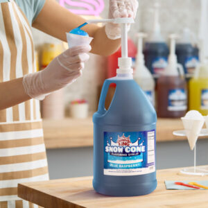 Carnival King 1 Gallon Blue Raspberry Snow Cone Syrup