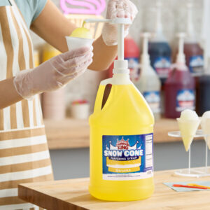 Carnival King 1 Gallon Banana Snow Cone Syrup