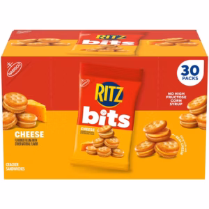 RITZ Bits Cheese Sandwich Crackers, 1.5 oz., 30 pk.