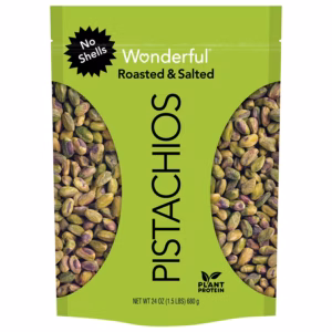 Wonderful Shelled Roasted Salted Pistachios, 24 oz.