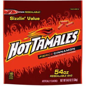 Hot Tamales Fierce Cinnamon Chewy Candies, 54 oz.