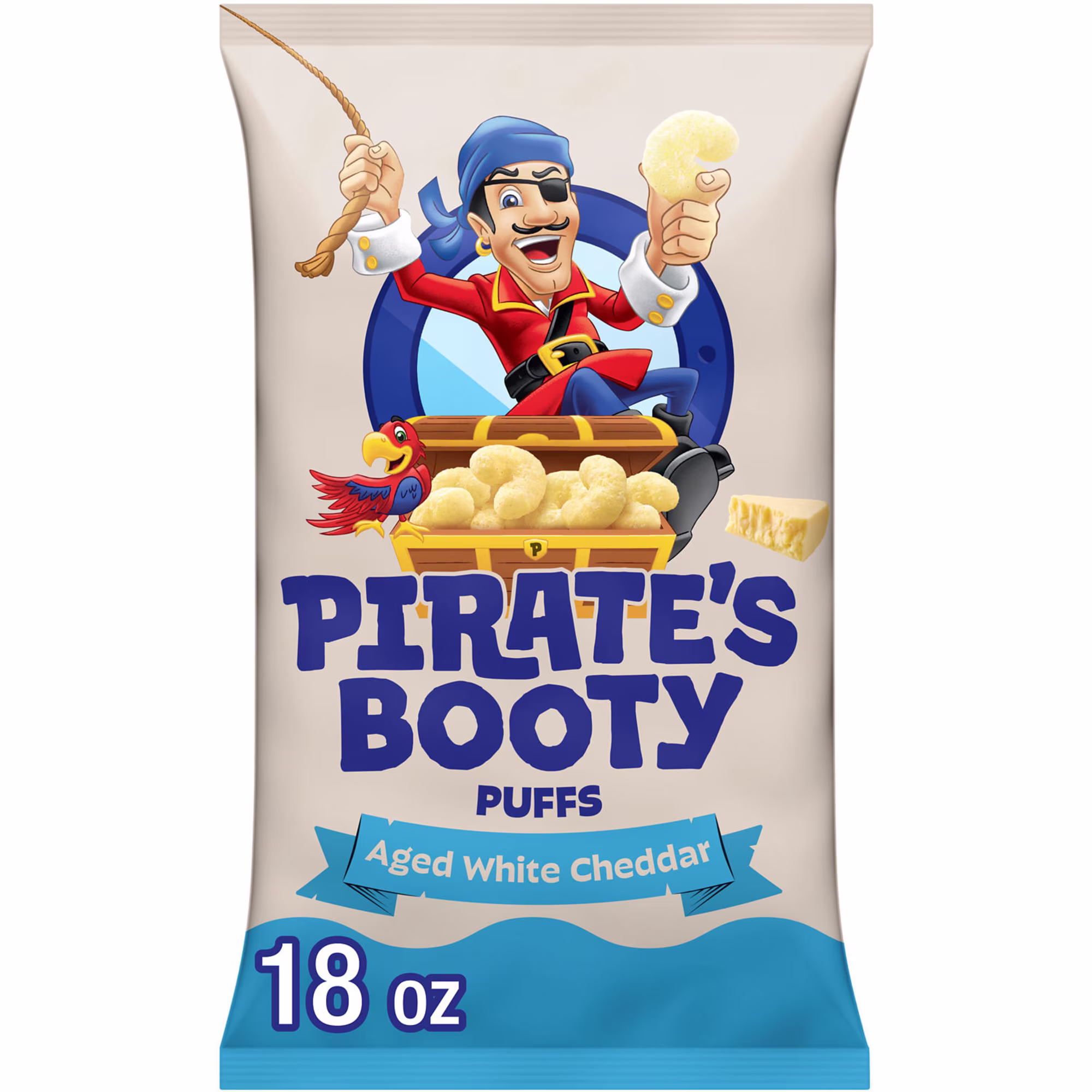 Pirate's Booty Aged White Cheddar Puffs, 18 oz.