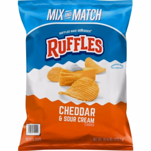 Ruffles Cheddar & Sour Cream Potato Chips, 15.125 oz.