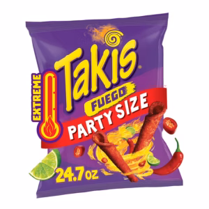 Takis Fuego Rolled Tortilla Chips, Party Size, 24.7 oz.
