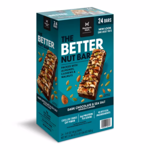 Member's Mark The Better Nut Bar, Dark Chocolate and Sea Salt, 24 ct.