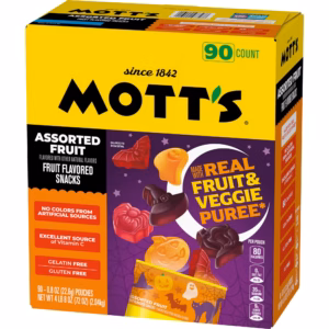 Mott's Assorted Fruit Flavored Snacks, 0.8 oz., 90 pk.