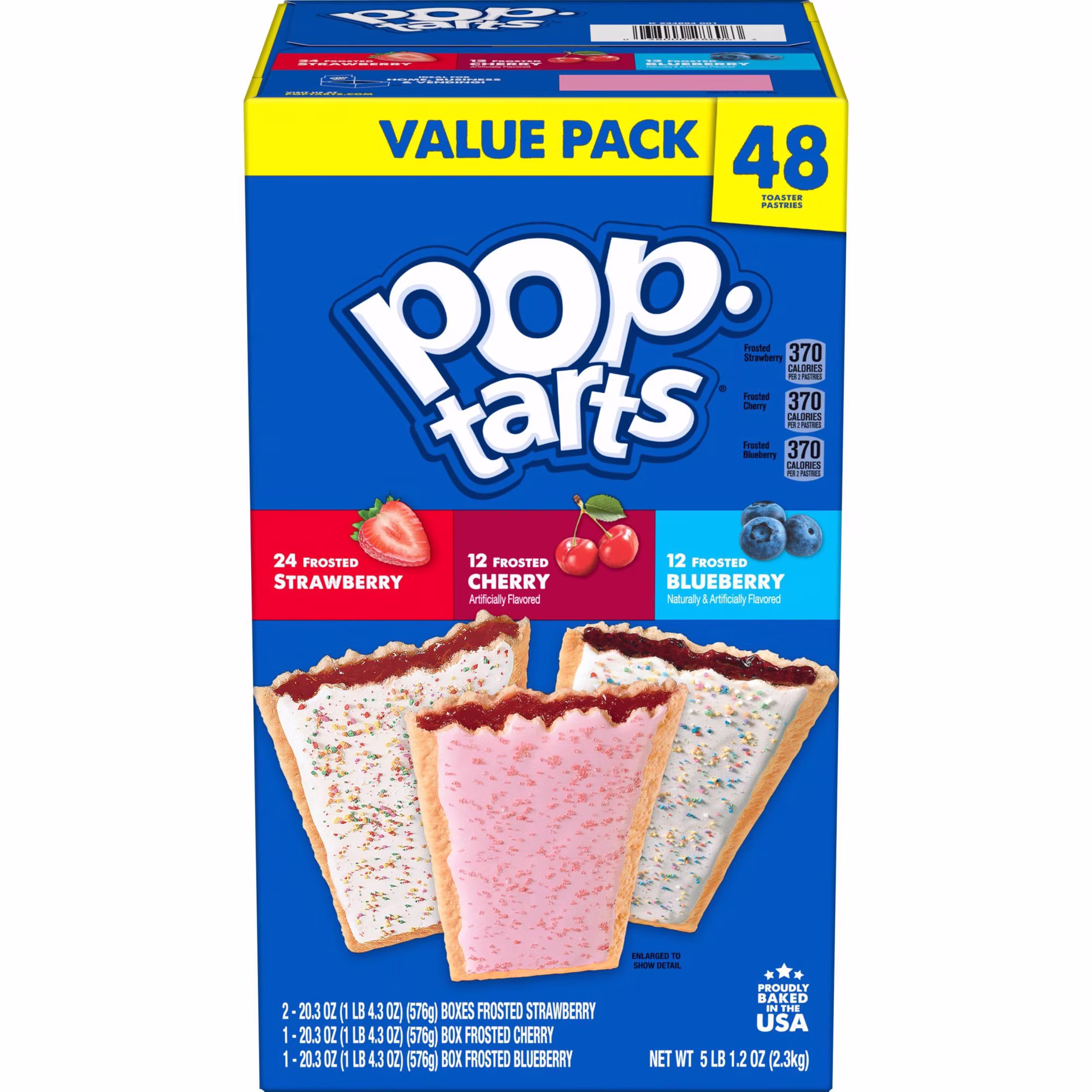 Pop-Tarts Toaster Pastries, Variety Pack, 48 ct.