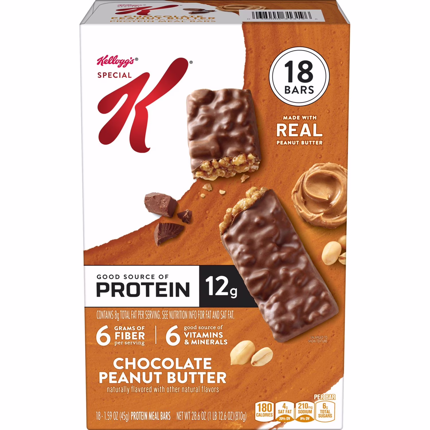 Special K Protein Bars Chocolate Peanut Butter, 18 ct.