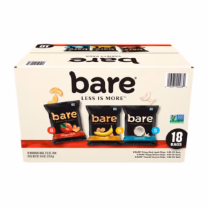 Bare Baked Crunchy Variety Pack Chips, 0.53 oz., 18 pk.