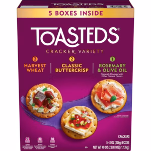 Toasted Variety Pack Crackers, 40 oz.
