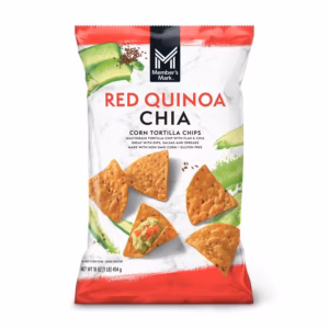 Member's Mark Red Quinoa Chia Corn Tortilla Chips, 16 oz.