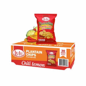 Lulu Platanitos Chili Lemon Plantain Chips, 2.11 oz., 30 pk.