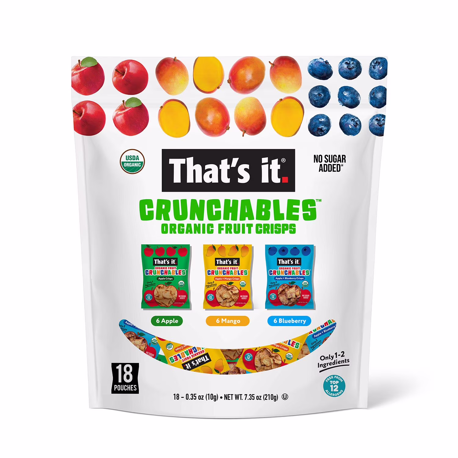 That's It Crunchable Variety Pack, 18 pk.