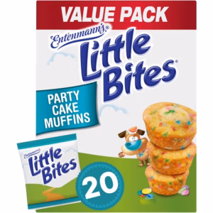 Entenmann's Little Bites Party Cake Muffins, 1.5 oz., 20 pk.