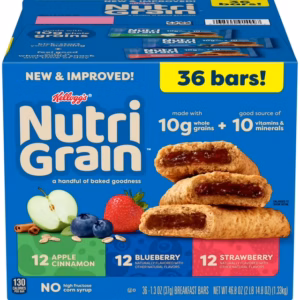 Nutri-Grain Breakfast Bars Variety Pack, 1.3 oz., 36 pk. 4.7 out of 5 stars