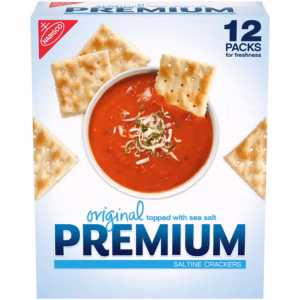 Premium Original Saltine Crackers, 4 oz., 12 pk.