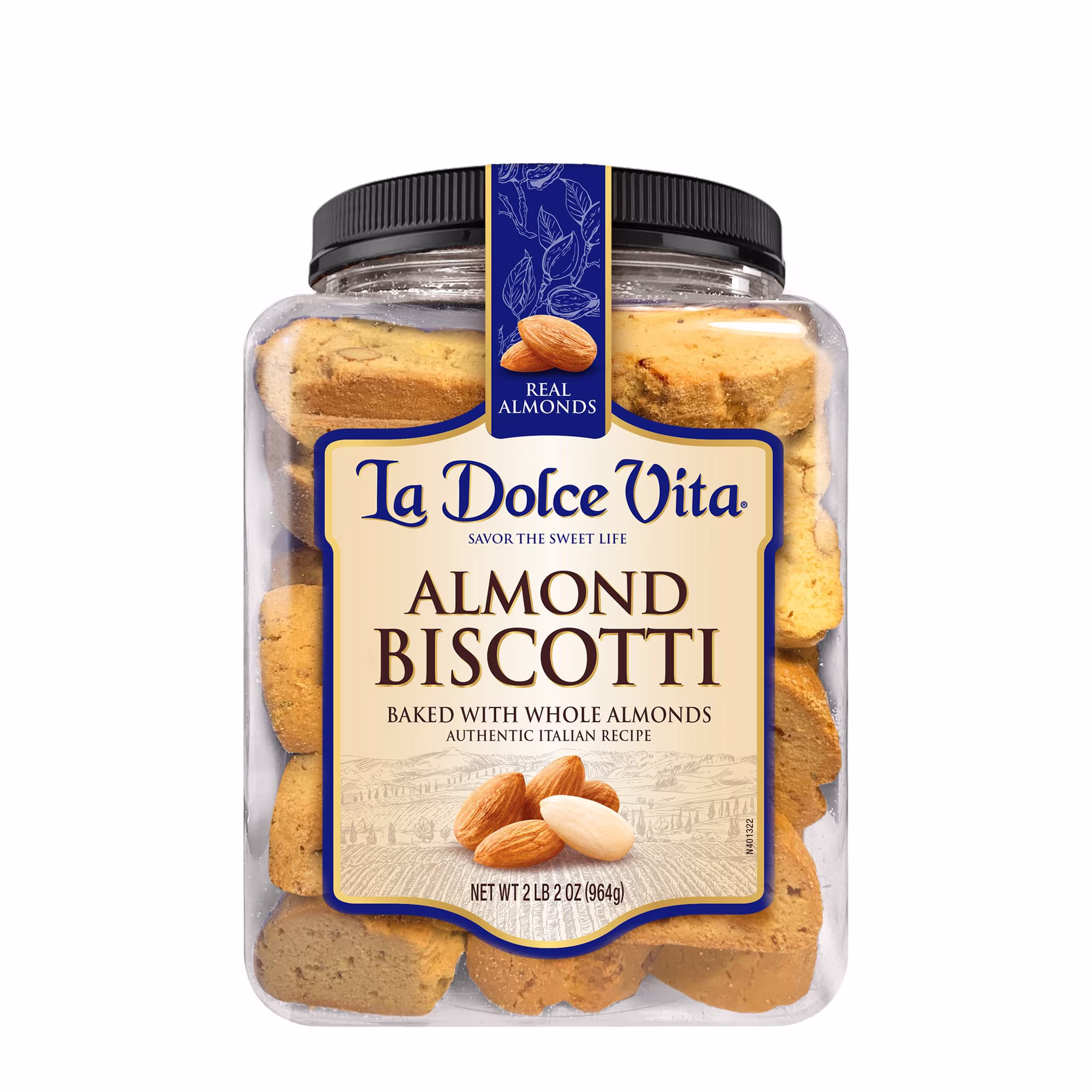 La Dolce Vita Classic Almond Biscotti 34 oz.