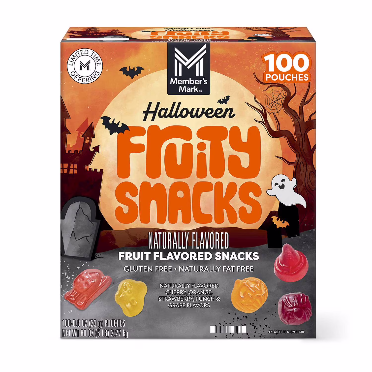 Member's Mark Halloween Snacks Variety Pack, 0.8 oz., 100 ct.