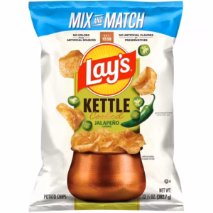 Lay's Kettle Cooked Jalapeño Potato Chips, 13.5 oz.