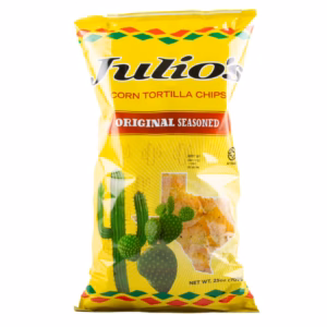 Julio's Original Seasoned Corn Tortilla Chips, 25 oz.