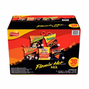 Frito-Lay Flamin' Hot Snacks, Variety Pack, 30 pk.
