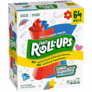 Fruit Roll-Ups Fruit Flavored Snacks Variety Pack, 0.5 oz., 64 pk.