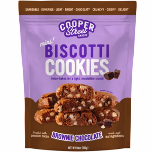 Cooper Street Mini Twice-Baked Cookies, Brownie Chocolate Crunch, 18 oz.