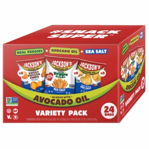 Jackson's Sea Salt Chip Variety Pack, 24 ct.