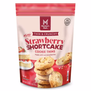 Member's Mark Mini Strawberry Shortcake Cookie Thins, 16 oz.
