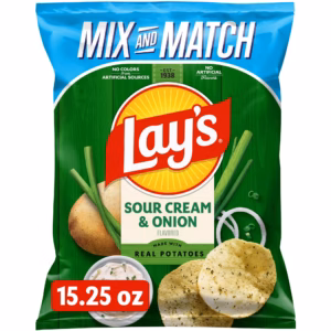 Lay's Sour Cream & Onion Potato Chips, 15.25 oz.