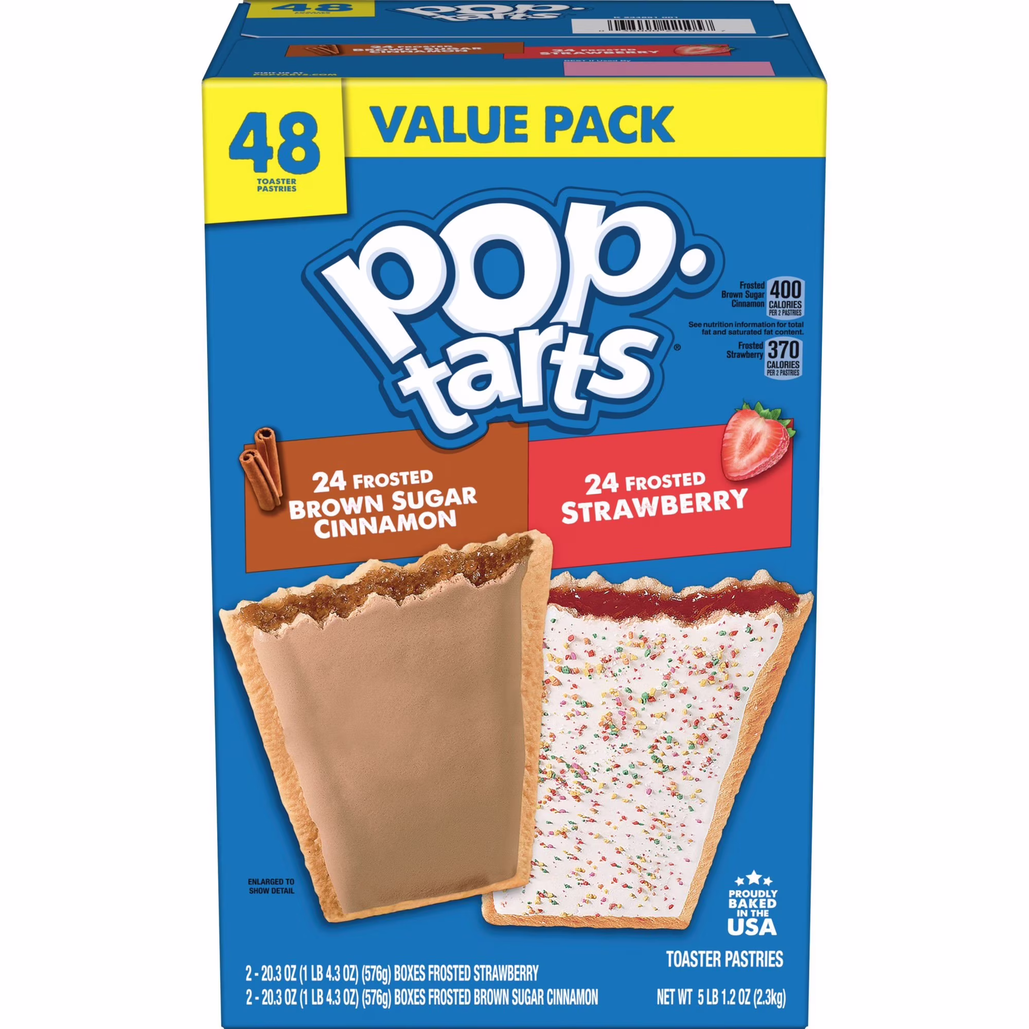 Pop-Tarts Toaster Pastries, Variety Pack, 48 ct.