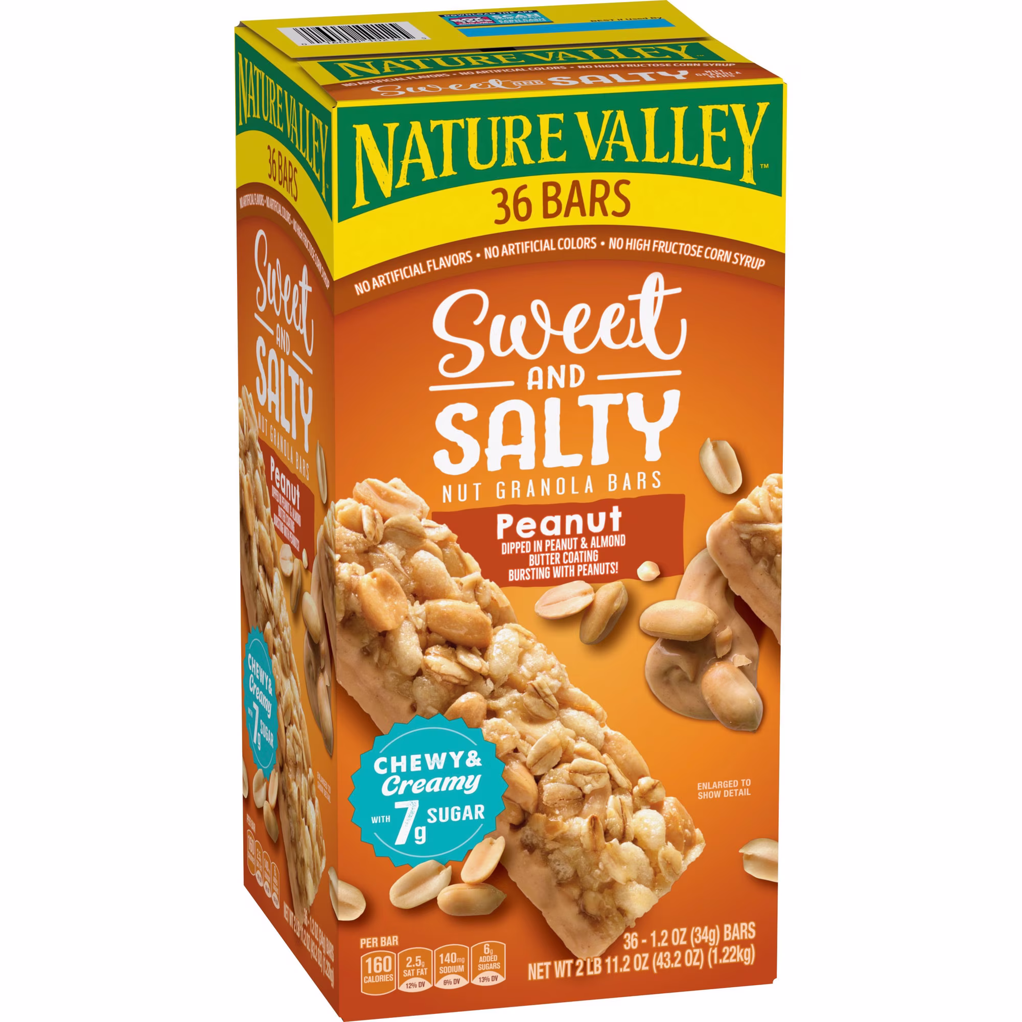 Nature Valley Sweet & Salty Nut Peanut Granola Bars, 36 ct.
