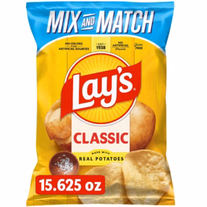 Lay's Classic Potato Chips, 15.625 oz.