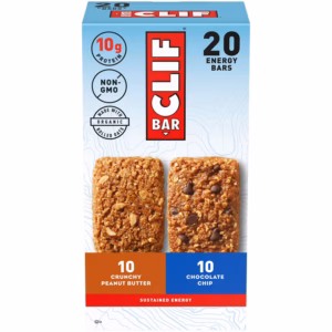 CLIF BAR Plant Based Energy Protein Bars, Variety Pack, 20 pk.