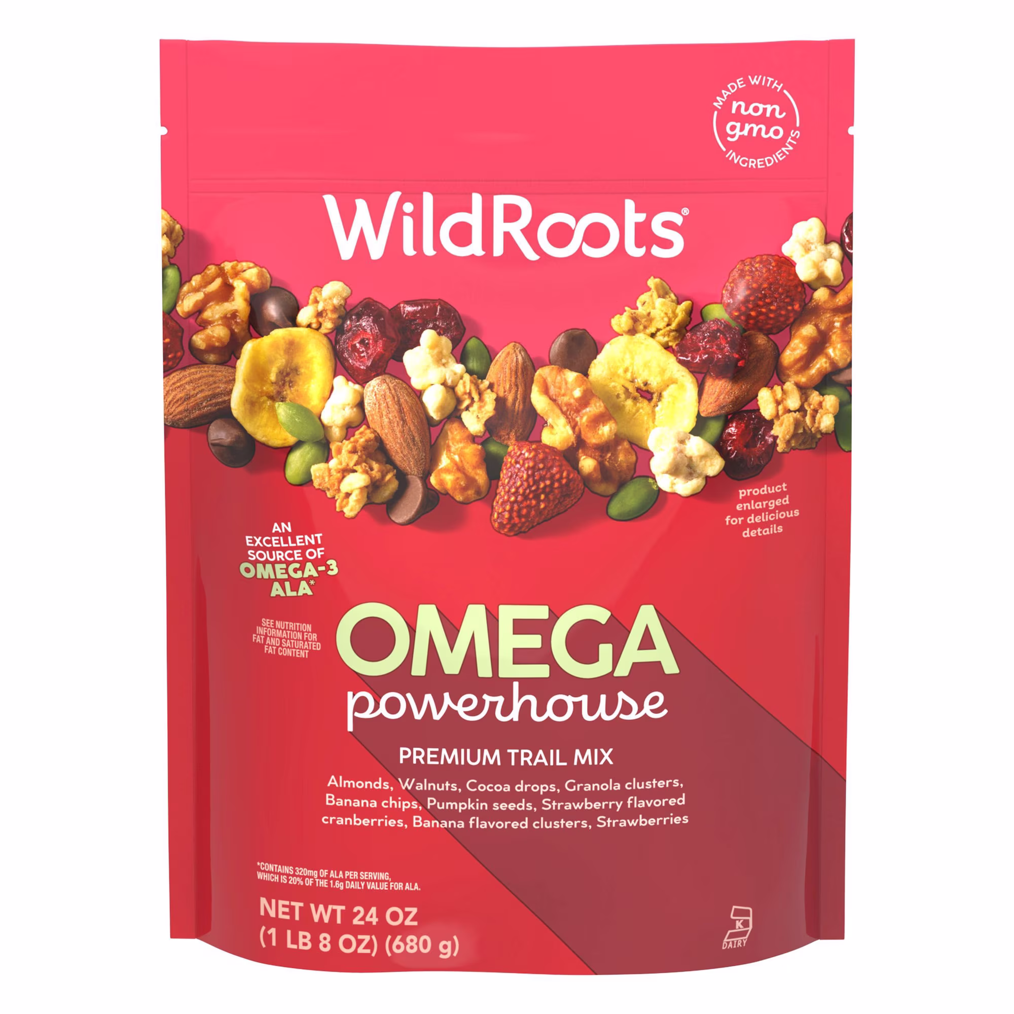 WildRoots Omega Powerhouse Trail Mix, 24 oz.