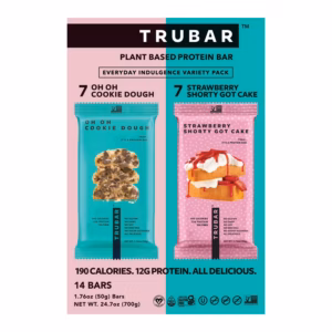 TRUBAR Plant Based Protein Bar Variety Pack, 14 ct.