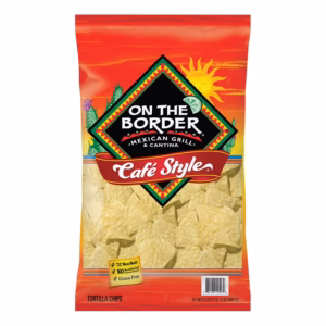 On The Border Cafe Tortilla Chips, 23.5 oz.